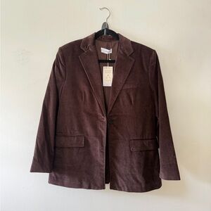 Brown Corduroy Blazer